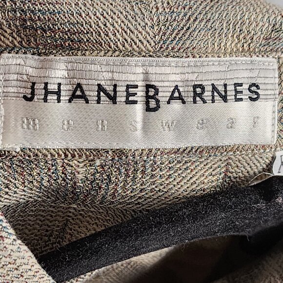 Jhane Barnes Diamond Jacquard Woven Cotton Button Front Shirt - Picture 5 of 7